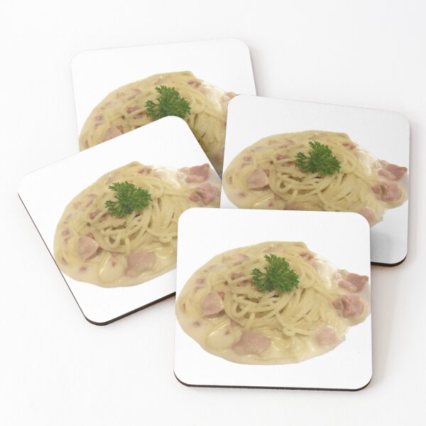 Item preview, Spaghetti cream sauce, ham Cream Pasta, pasta isolated designed and sold by pipikijung.