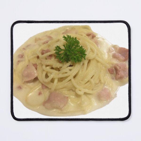 Item preview, Spaghetti cream sauce, ham Cream Pasta, pasta isolated designed and sold by pipikijung.