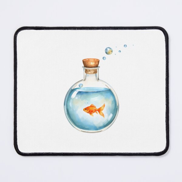 Item preview, Goldfish in a bottle designed and sold by uunaa.