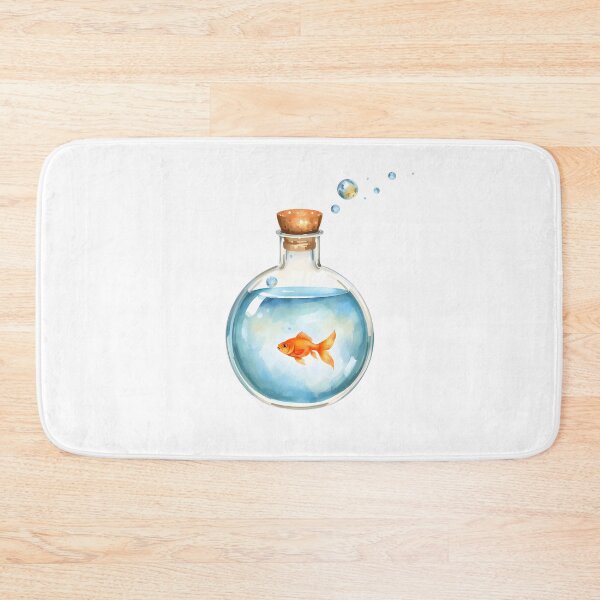 Item preview, Goldfish in a bottle designed and sold by uunaa.