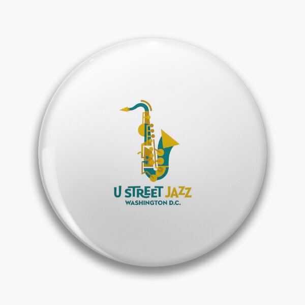 Item preview, U Street Jazz Washington DC Geometric Saxophone designed and sold by Fenay Designs.