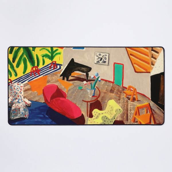 Item preview, David Hockney - David Hockney - David Hockney (88) - Vibrant California Pool – Pop Art Print Inspired by David Hockney designed and sold by KirstenShShop.