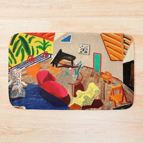 Item preview, David Hockney - David Hockney - David Hockney (88) - Vibrant California Pool – Pop Art Print Inspired by David Hockney designed and sold by KirstenShShop.