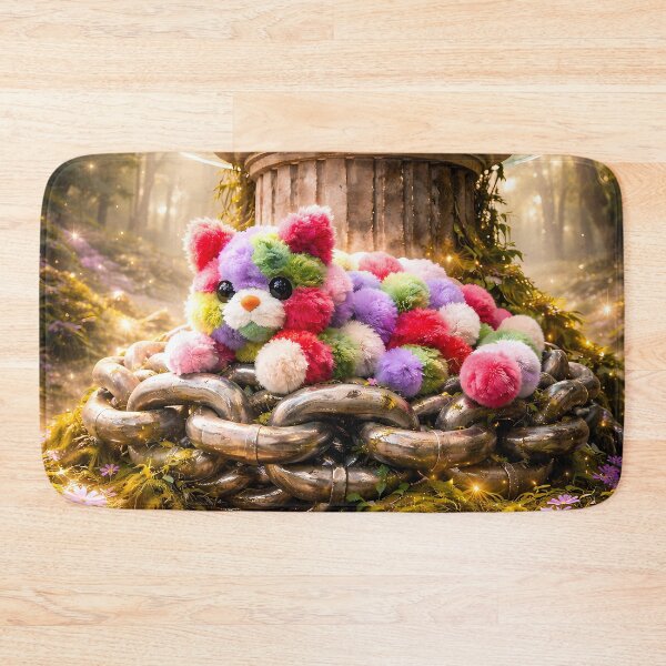 Item preview, Cute Fantasy Plush Creature Forest Magic Art  designed and sold by KnitOfShadoF.