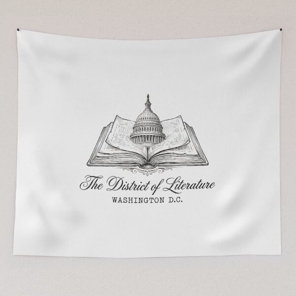 Item preview, The District Of Literature Washington DC Capitol Book designed and sold by Fenay Designs.