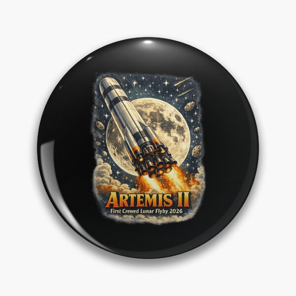 Item preview, Artemis 2 2026 Vintage Art designed and sold by SuePFields.