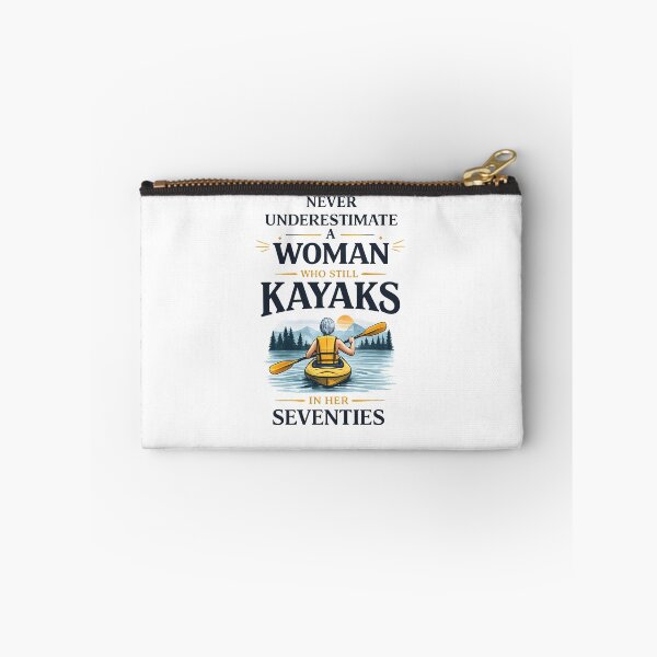 Item preview, Never Underestimate Woman Who Still Kayaks in Her Seventies designed and sold by JODYSMORGAN.