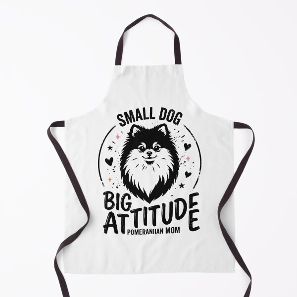 Item preview, Small dog, big Attitude Mom Leopard Bandana Fluffy Dog Bubble Gum Mother design , Cute Pom Mom Gift, Dog Lover designed and sold by AsturShop.