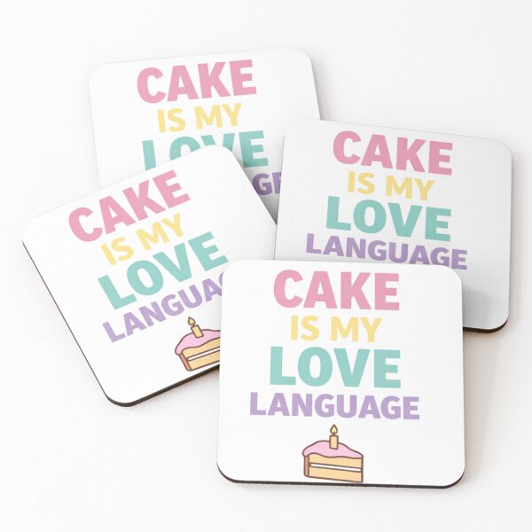 Item preview, Cake Is My Love Language – Funny Dessert Lover Quote Design designed and sold by rushaib.