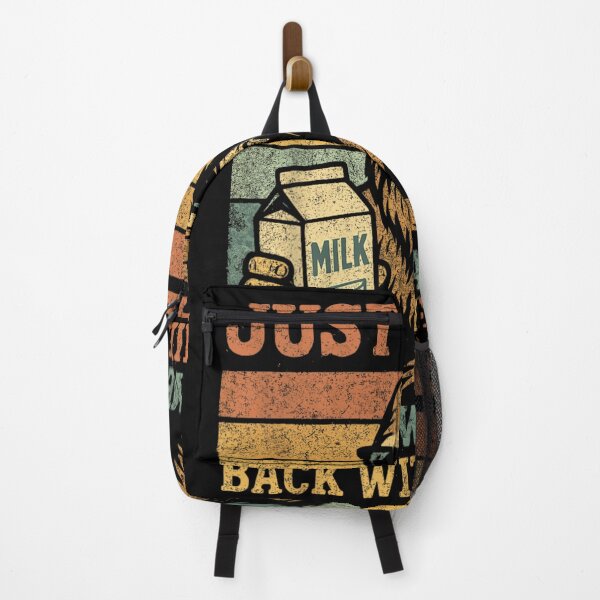 Item preview, Just A Dad Who Always Came Back With The Milk Bigfoot Retro designed and sold by CiranoSkasnot.