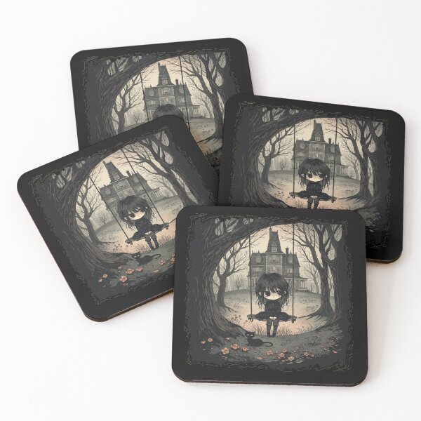 Artikelvorschau, Gothic-Mädchen auf der Schaukel entworfen und verkauft von Tragedyshop.