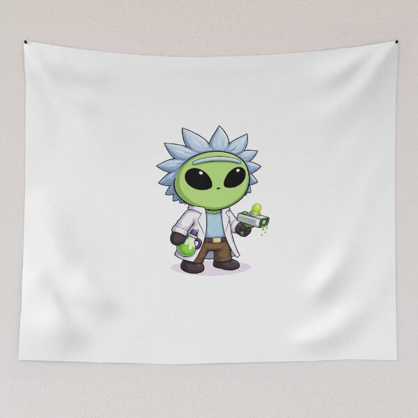 Item preview, Scientist Alien Chibi | Cute Sci-Fi Character designed and sold by fedetrev.
