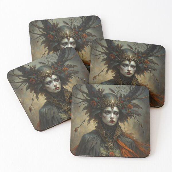 Item preview, Forest Queen of the Goths Dark Portrait designed and sold by DarkHolyQueen.