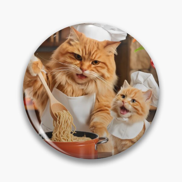 Item preview, Cats in the kitchen. designed and sold by MyHappyArtShop.
