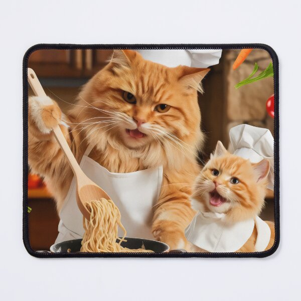 Item preview, Cats in the kitchen. designed and sold by MyHappyArtShop.