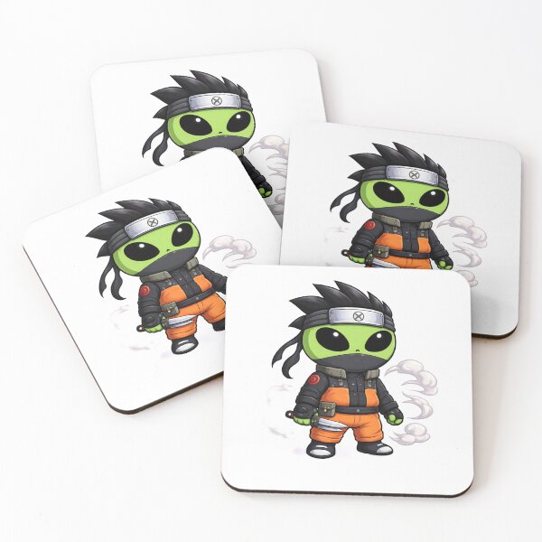 Item preview, Ninja Alien Chibi | Cute Warrior Character designed and sold by fedetrev.