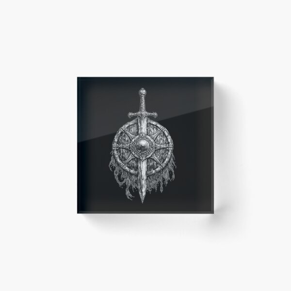 Item preview, Sword and Shield – Warrior Emblem Design designed and sold by Express Culture.