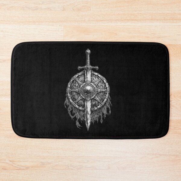 Item preview, Sword and Shield – Warrior Emblem Design designed and sold by Express Culture.