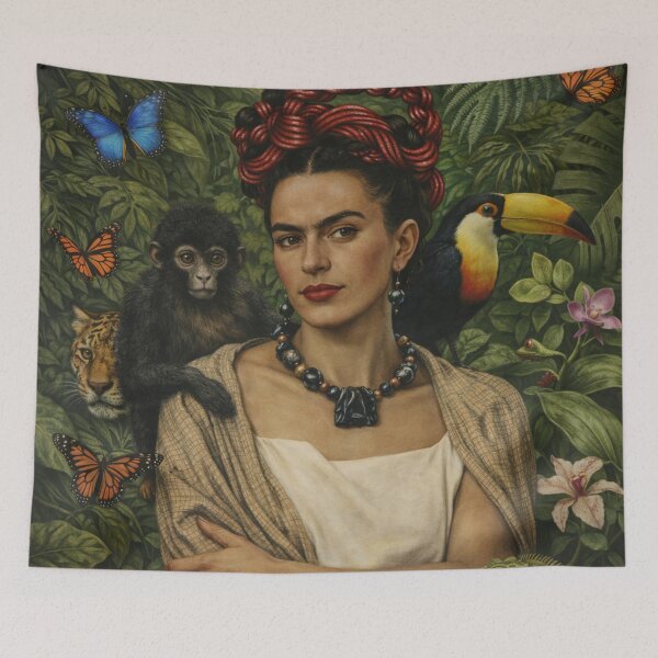 Item preview, Frida Kahlo Red Ribbon designed and sold by Muycote.