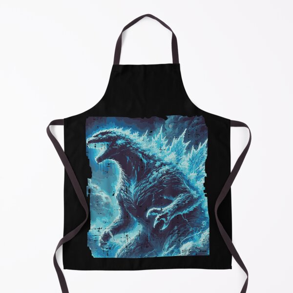 Item preview, Blue Glow Nuclear Monster King Atomic Breath Aesthetic Kaiju Retro Japanese Art designed and sold by KistanosMeka.