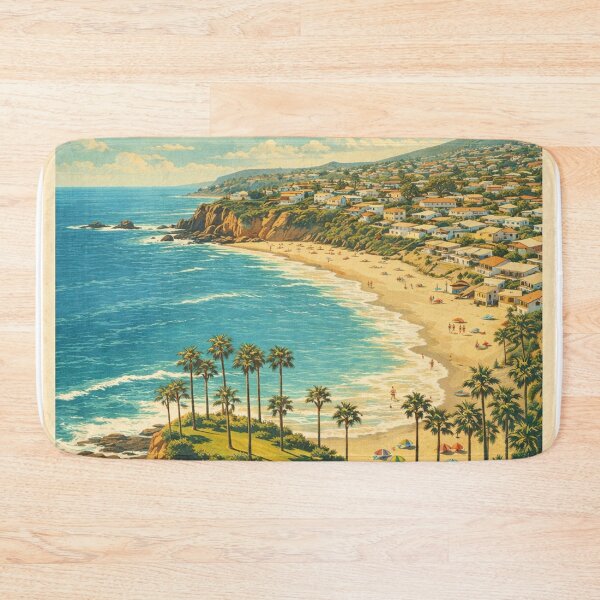 Item preview, Retro Laguna Beach Sunset designed and sold by vectcd.