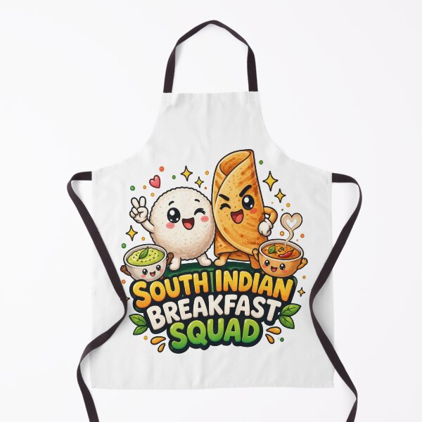 Item preview, South Indian Breakfast Squad– Cute Idli Dosa Cartoon Food Design | Indian Food Lover Graphic designed and sold by Globalcitytees.