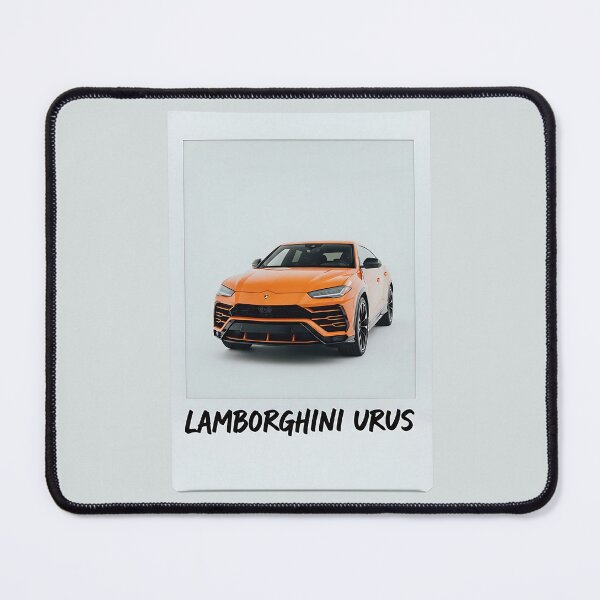 Item preview, Orange Lamborghini Urus Side View Vintage Style Super SUV Art designed and sold by Motorline44.