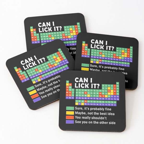 Item preview, Funny Science Teacher Periodic Table Can I Lick It Chemistry Humor Gift designed and sold by KistanosMeka.