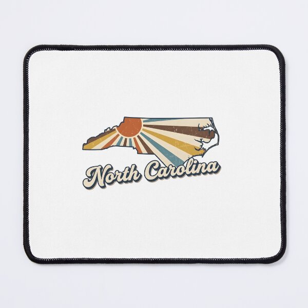 Item preview, North Carolina Retro Sunset State Silhouette – Vintage Distressed Design designed and sold by Paper Drip.