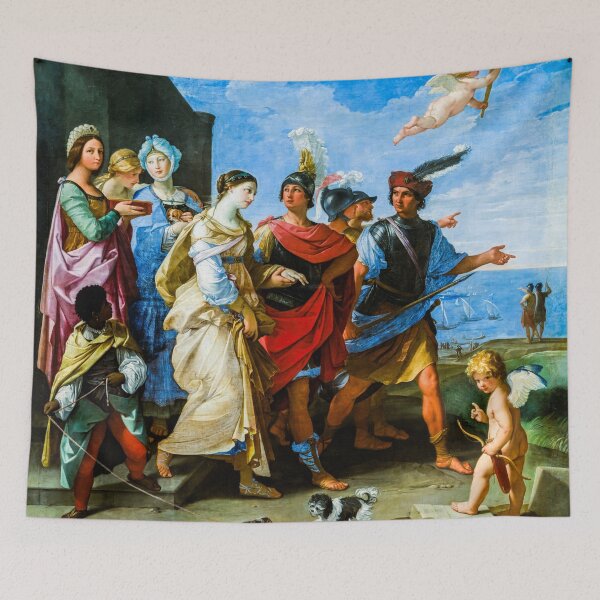 Item preview, The Abduction of Helena by Guido Reni Painting designed and sold by TheSoulOfArt.