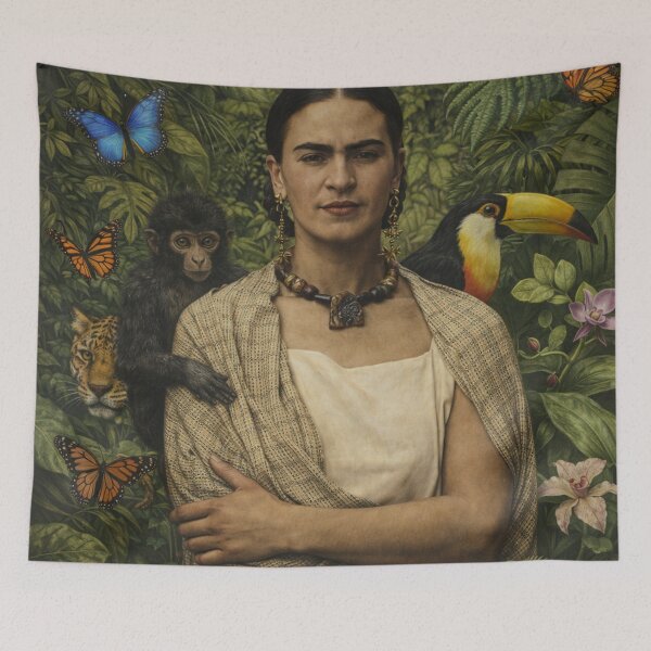 Item preview, Frida Kahlo Animals designed and sold by Muycote.