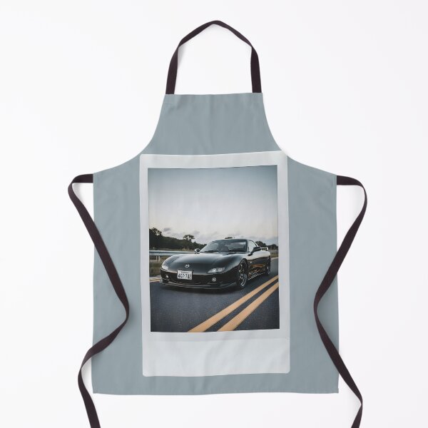 Item preview, Black Mazda RX-7 FD Vintage Style JDM Classic Sports Car Art designed and sold by Motorline44.