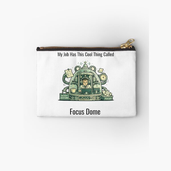 Item preview, Focus Dome – Funny Office Humor Productivity Design designed and sold by SillentDesign.