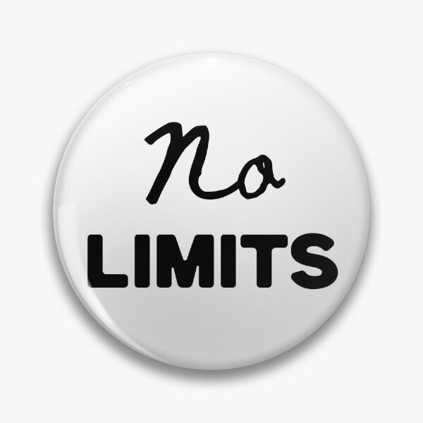 Item preview, No Limits Motivational Bold Statement Design designed and sold by Patina & Pixel.