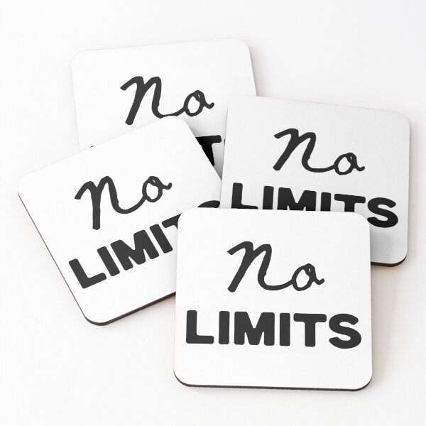 Item preview, No Limits Motivational Bold Statement Design designed and sold by Patina & Pixel.