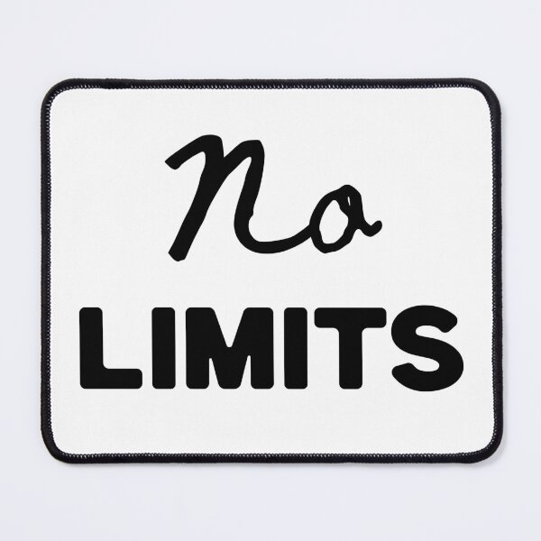 Item preview, No Limits Motivational Bold Statement Design designed and sold by Patina & Pixel.