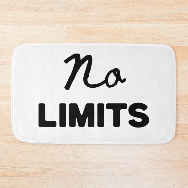 Item preview, No Limits Motivational Bold Statement Design designed and sold by Patina & Pixel.