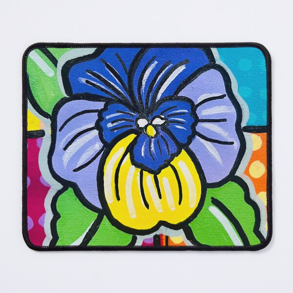 Item preview, Purple/Blue and Yellow Pansy designed and sold by Rebecca Lyon Art .