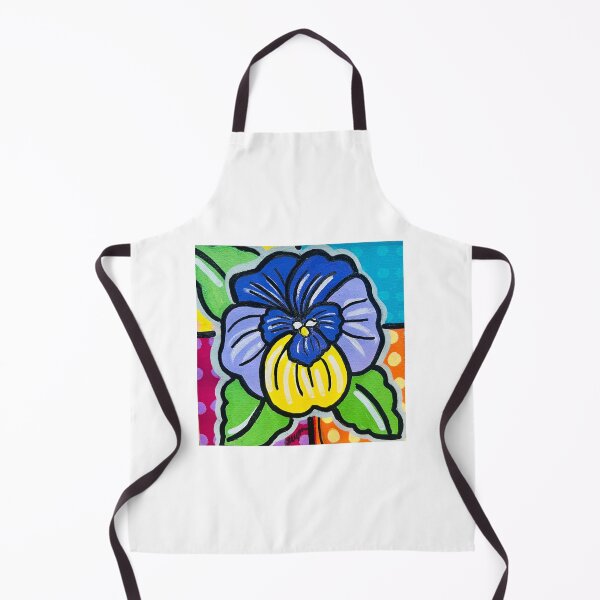 Item preview, Purple/Blue and Yellow Pansy  designed and sold by Rebecca Lyon Art .