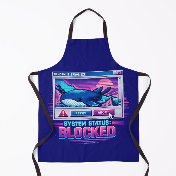 Item preview, System Status Blocked Geopolitical Satire Vaporwave Aesthetic designed and sold by SplashTastic.