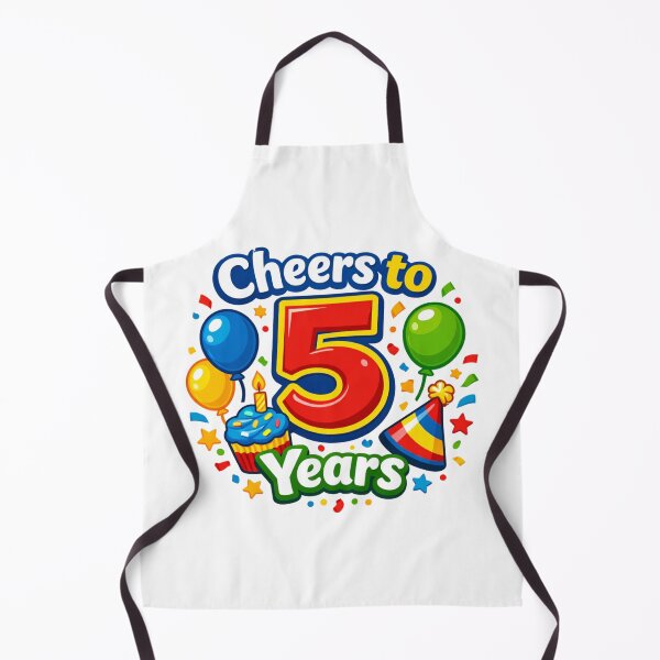 Item preview, Cheers to 5 Years – Funny 5th Birthday / Anniversary Celebration Design designed and sold by rushaib.
