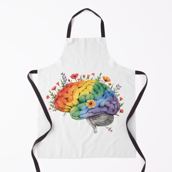 Item preview, Brain made of flowers designed and sold by uunaa.