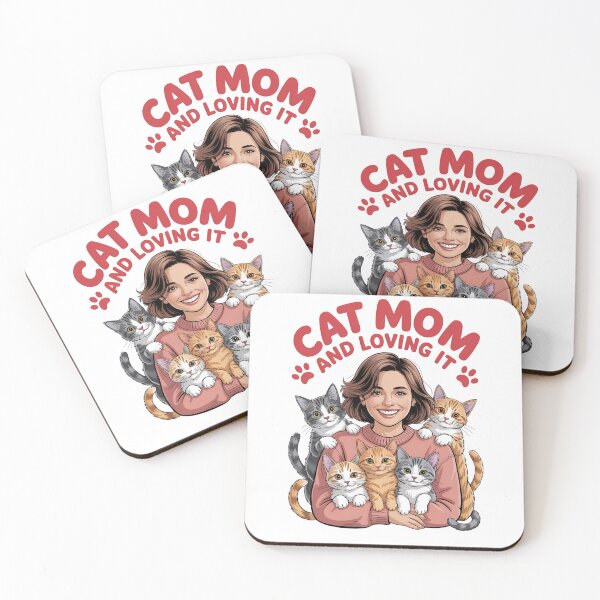 Item preview, Cat Mom And Loving It Cute Cozy Cat Lover Quote designed and sold by ILYASSE1.