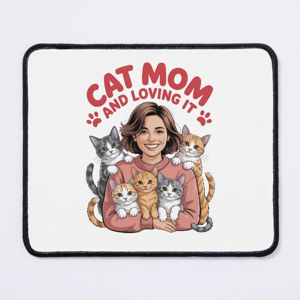 Item preview, Cat Mom And Loving It Cute Cozy Cat Lover Quote designed and sold by ILYASSE1.