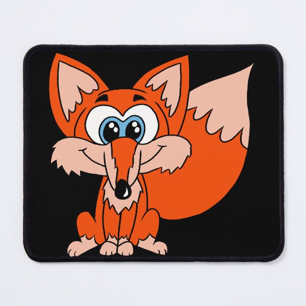 Item preview, Cute Kawaii Orange Fox with Big Blue Eyes designed and sold by CozyCritters8.