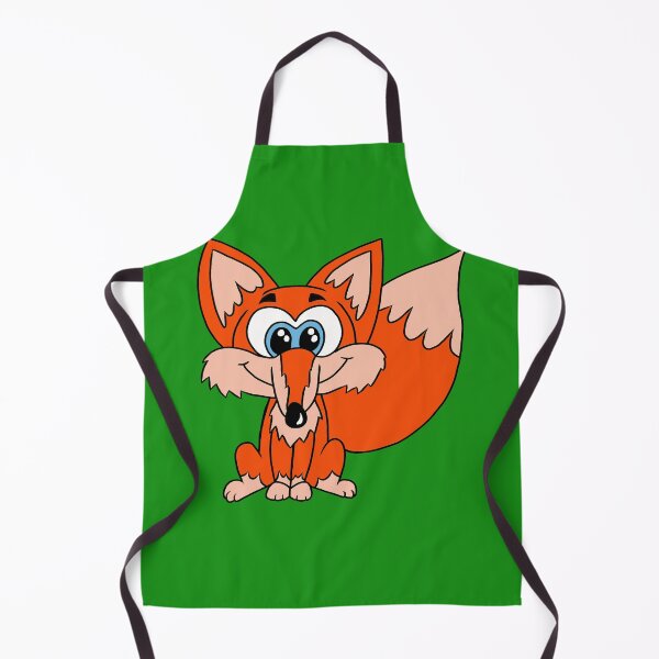 Item preview, Cute Kawaii Orange Fox with Big Blue Eyes designed and sold by CozyCritters8.