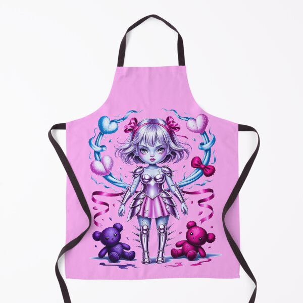 Item preview, Kawaii Gothic Armor Doll With Hearts And Teddies designed and sold by Amanda's Factory.