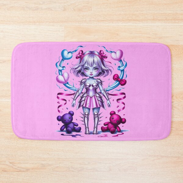 Item preview, Kawaii Gothic Armor Doll With Hearts And Teddies designed and sold by Amanda's Factory.