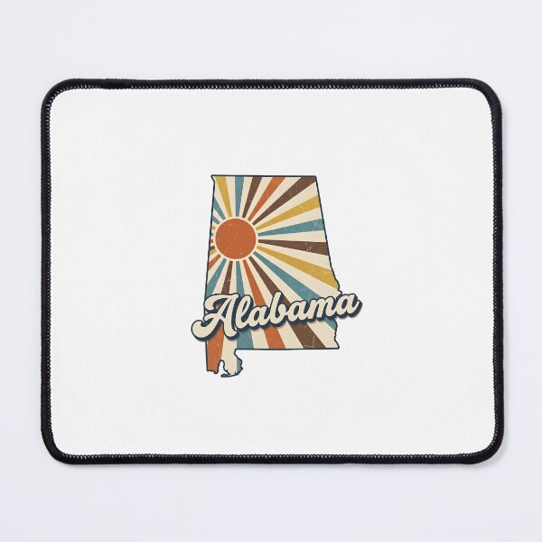 Item preview, Alabama Retro Sunset State Silhouette – Vintage Distressed Design designed and sold by Paper Drip.