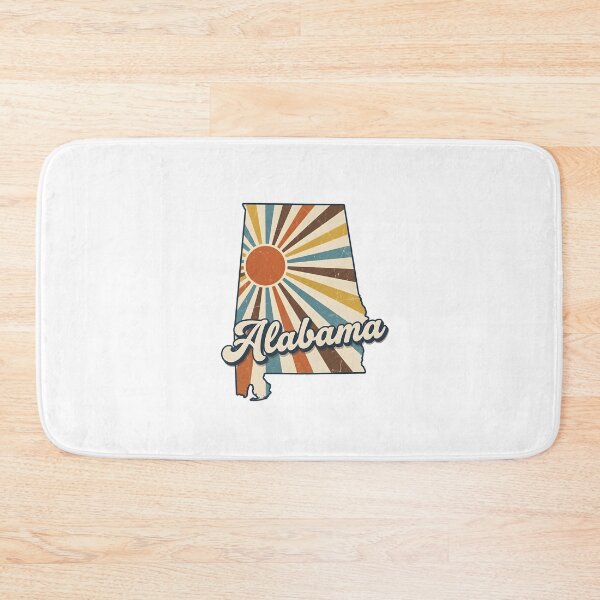 Item preview, Alabama Retro Sunset State Silhouette – Vintage Distressed Design designed and sold by Paper Drip.